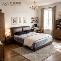 Canapé-lit moderne de luxe en cuir, taille King Size, rembourré, intelligent, multifonctionnel, en bois, avec fonction massage et réglable, taille Queen