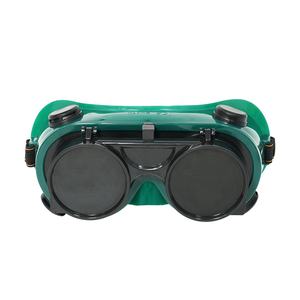 Lunettes de sécurité de travail bon marché populaires lunettes de soudage avec lentille noire foncée et montures lunettes de soudage rondes en ABS - Product Image 4