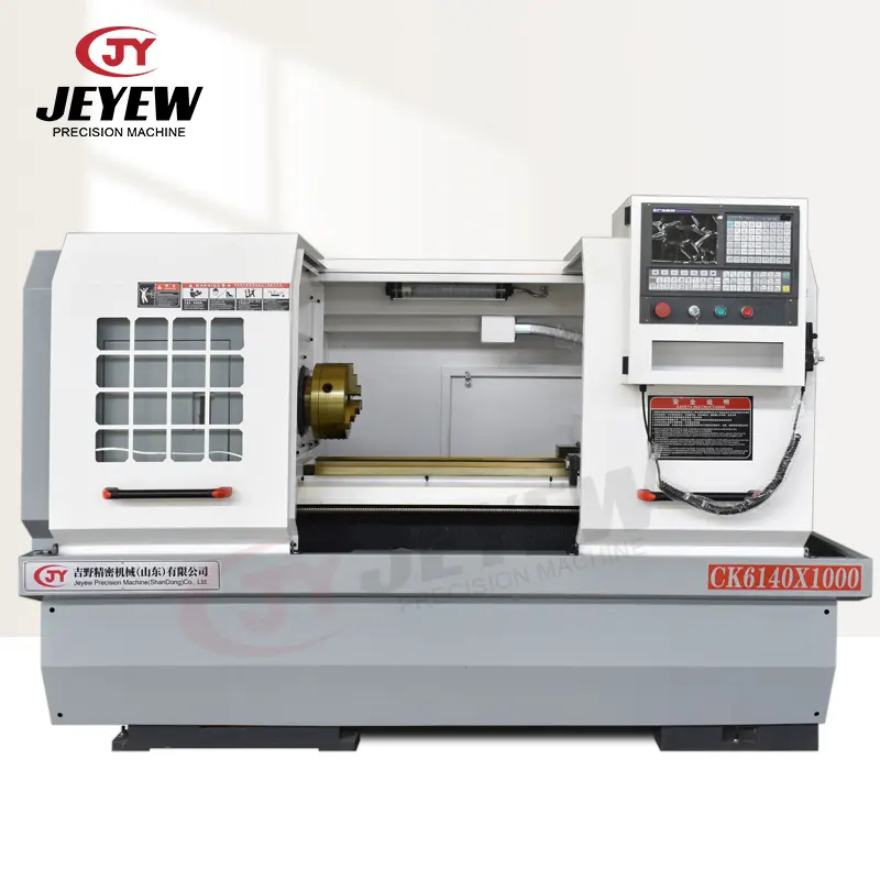 공장 공급 CK6140 CNC 터닝 머신 금속 터닝 선반 CK6140 플랫 베드 CNC 선반 기계