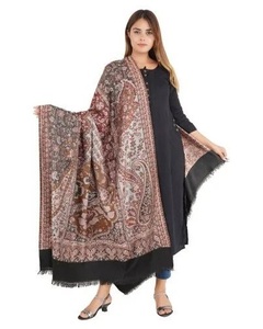Polyester Kashmiri Weaved Ethnic Winter <b>Shawl</b> Breathable Soft Skin-Friendly Long <b>Wrap</b> for Women Comfortable Warmth Modern - Product Image 1