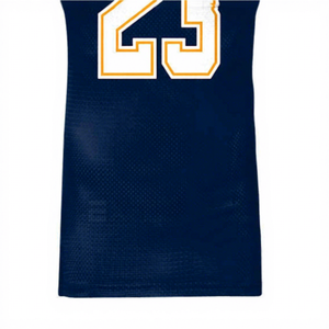 Camiseta de fútbol americano personalizada con nombre del equipo Wildcats, color azul marino, cuello en V, manga corta, número 23 - Product Image 4