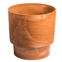 Nouveaux pots de fleurs en plastique cuivre antique/Pots de plantes en PP pour la décoration intérieure ou extérieure
