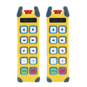 Télécommande sans fil industrielle de grue de levage électrique de levage à double vitesse de 8 boutons d'opération simple de représentation stable - Product Image 6