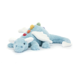 Peluche Dragon des Neiges Arc-en-ciel Sky Dragon Populaire sur Internet, Rembourrage Coton PP, 31-50cm, Cadeau Coussin Amusant - Product Image 5