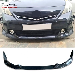 New 2012 for Prius Alpha ZVW41W Bumper Kit Front Lip Rear Lip Side Skirts ABS Plastic - Product Image 3