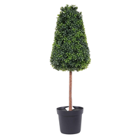 Offre Spéciale – Décoration Intérieure et Extérieure pour la Maison et le Jardin : Arbre en Herbe Artificielle Conique, Plante en Pot en Plastique, Écologique et Durable, Idéal pour Anniversaire