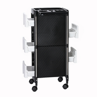 Chariot de Salon en Plastique pour Coiffeurs, Assistant Personnel, Chariot d'Appoint pour Salon de Beauté, Spa, Salon et Salle de Bain