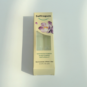 Gel Oral con Azafrán Botánico Natural, Caja Portátil <span class=keywords><strong>de</strong></span> 2*4ml, Cuidado Diario Suave para la Higiene Bucal que Favorece la Comodidad General <span class=keywords><strong>de</strong></span> las Encías - Product Image 2