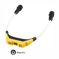 600 lm Wiederaufladbare IP20 Magnetische Schwanenhals-Taschenlampe Arbeitsleuchte für Werkstatt Autoreparatur Garagen Garten Landschaft
