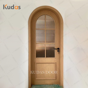 Custom Design Simple Generous Custom Design Arched Entry <strong>Door</strong> Mahogany Main Solid Wood <strong>Round</strong> <strong>Top</strong> <strong>Door</strong> Home Decoration - Product Image 4