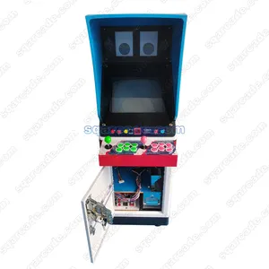Düşük çözünürlüklü CRT NEOGEO Retro dik sikke işletilen Arcade dövüş oyun makinesi ile 14 inç klasik