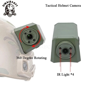 กล้องติดหมวกยุทธวิธี 1080P สำหรับกีฬา พร้อมฟังก์ชั่นบันทึกวิดีโอและภาพถ่าย  พร้อมตะขอเกี่ยว สำหรับคอสเพลย์ CS อุปกรณ์ประกอบฉากถ่ายภาพ ล่าสัตว์ - Product Image 3