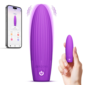 App-gesteuerter Mini 10-Gang USB-Aufladbarer Bullet Vibrator Leistungsstarker G-Punkt Klitoris-Stimulator Tragbares Erwachsenen-Sexspielzeug für Frauen - Product Image 1