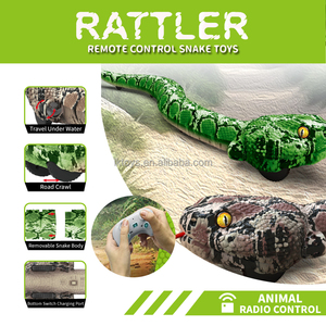 Jouets porte-bonheur Radio télécommande <span class=keywords><strong>serpent</strong></span> jouet Rechargeable RC crotale réaliste jouet électrique Simulation <span class=keywords><strong>serpent</strong></span> à sonnette pour enfant - Product Image 3