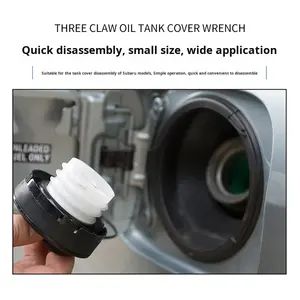 Outil de clé pour bouchon de réservoir de carburant de voiture à trois griffes à angle réglable - Product Image 3