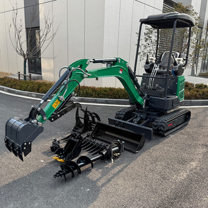 Mini-excavatrice sur chenilles de 1,8 tonne de qualité supérieure, homologuée CE EPA Euro <span class=keywords><strong>5</strong></span>, excavatrice hydraulique pour la construction agricole - Product Image 4