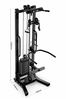 Machine de musculation à station unique avec logo personnalisé, Crossover à câbles, Flybird, Chest Fly, Lat Pulldown pour salle de sport à domicile, Vente en gros, Usine