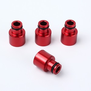 อะแดปเตอร์หัวฉีดน้ำมันเชื้อเพลิงสำหรับ B16 B18 D16Z D16Y อลูมิเนียมอัลลอยด์ PYZ815 อะไหล่ปรับปรุงเพิ่มประสิทธิภาพ 4 ชิ้นต่อแพ็ค - Product Image 3