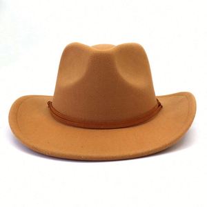2024 New Unisex Cowboy <b>Hat</b> With Suede Chin Rope Wholesale High Quality Cowboy <b>Hats</b> - Product Image 3