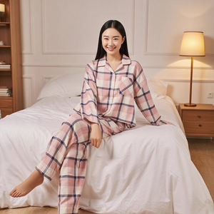 HUOYOUNG Custom Family Pyjamas Set 2 Pieces Sleepwear Pjs Set Mom and <strong>Me</strong> Plaid Soft Cotton Family Matching Pajamas Set - Product Image 3