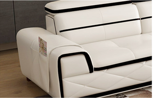 गर्म बिक्री अच्छी गुणवत्ता के चमड़े चीन से कमरे में रहने वाले सोफे - Product Image 6