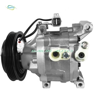 Compressor de ar condicionado para <span class=keywords><strong>toyota</strong></span>, acessório de máquina de ar condicionado para <span class=keywords><strong>toyota</strong></span> corolla <span class=keywords><strong>altis</strong></span> echo 1.5 zze122 2000-2005 - Product Image 1