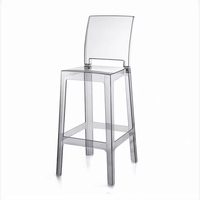 Moderner Langlebiger Leichter Verstellbarer Drehbarer Kunststoff-Barhocker mit Rückenlehne für Außenbereich, Zuhause, Apartment, Bar, Küche, Café, Wohnzimmer