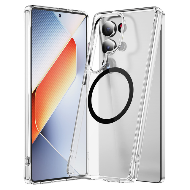 For Motorola Moto G Power 2025/2026 Phone case Transparent Drop Proof Slim Magnetic Wireless Charging case Hybrid Clear Case