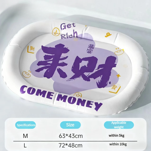 Haustier-Kühlmatte Katzen-Kühlmatte Eis-Nest-<span class=keywords><strong>Pad</strong></span> Sommer-Kühl-Schlafmatte für Katzen Hundebett Sommer-Mode-Karton für Kleintiere - Product Image 5