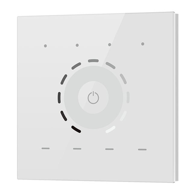 Touch Panel Switch ZigBee 3.0 Dimmable Group Control EU Standard Full Touch Panel