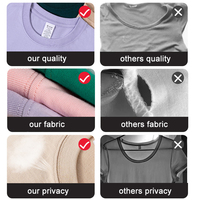 T-shirt slim fit de haute qualité pour hommes, marque privée, t-shirts simples et uniques, t-shirt uni en coton épais pour hommes