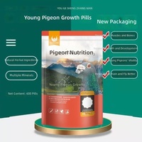 Ounaide Médicament Naturel à Base de Plantes pour Pigeons, Capsules de Croissance pour Jeunes Pigeons, Conditionnement et Soin des Pigeons Reproducteurs, Trésor de Développement