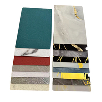 Panneau PVC effet marbre UV brillant, imperméable et ignifuge, prix usine, pour revêtement mural décoratif de salle de bain et cuisine