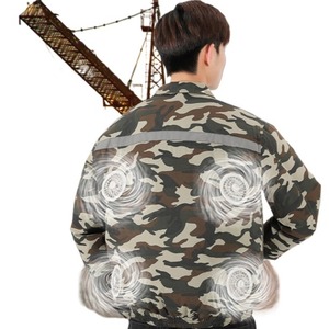 เสื้อแจ็คเก็ตมีพัดลมระบายความร้อน รุ่นซัมเมอร์คูล มัสต์ฮาฟ ดีไซน์แถบสะท้อนแสงด้านหน้าและด้านหลัง พร้อมช่องใส่ของหลายช่อง AAMJ1 - Product Image 2