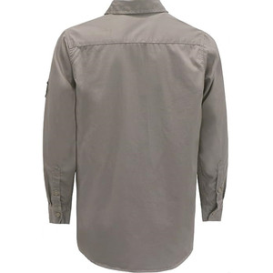 Abbigliamento di Sicurezza, Camicie FR Estive Resistenti alle Fiamme, Camicia in Twill con Bottoni in Cotone NFPA2112 6.5OZ, Protezione CAT2 Contro l'Arco Elettrico per Uomo - Product Image 2