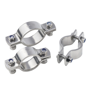 Collier de serrage pour tuyau en acier inoxydable, 40 mm, simple, pour l'industrie générale, finition polie, métrique - Product Image 3