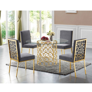 Table et <span class=keywords><strong>chaises</strong></span> <span class=keywords><strong>de</strong></span> salle à manger <span class=keywords><strong>en</strong></span> marbre scandinave moderne <span class=keywords><strong>Lot</strong></span> <span class=keywords><strong>de</strong></span> <span class=keywords><strong>6</strong></span> <span class=keywords><strong>chaises</strong></span> <span class=keywords><strong>de</strong></span> cuisine salle à manger <span class=keywords><strong>chaises</strong></span> <span class=keywords><strong>de</strong></span> mariage événements luxe - Product Image 5