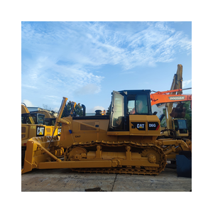 รถดันดินมือสอง Caterpillar CAT D6G สีเหลือง รถแทรกเตอร์ตีนตะขาบ CAT D6G สภาพดี - Product Image 1