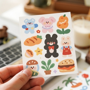 स्वयं चिपकने वाला विनाइल स्टिकर कस्टम लोगो मुद्रित चुंबन कट लेबल - Product Image 2