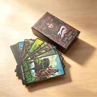 Vente en gros de cartes de tarot personnalisées de haute qualité, impression OEM personnalisée, boîte de cartes de tarot originale, cartes de tarot personnalisées