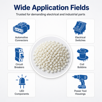Granulés de polyamide 66 PA66 FR phosphoreux V0, UL94 V0, pour moulage par injection, plastique d'ingénierie