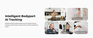Caméra web PTZ <span class=keywords><strong>OBSBOT</strong></span> <span class=keywords><strong>Tiny</strong></span> 3 populaire avec suivi IA à distance, audio spatial IA, 4K, 120FPS, CMOS 1/2 pouce et commande vocale - Product Image 6