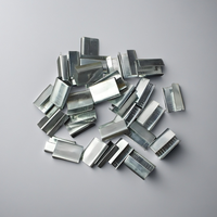Clip de cerclage en acier en gros baguage joint ouvert clips de sangle de boucle d'emballage pour une utilisation manuelle de 1/2 "de largeur