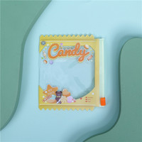 Sac à bonbons personnalisé Shaker pendentif impression Anime pochette zippée Ins impression créative Anime Badge sac pour Kpop événement cadeau porte-clés en acrylique