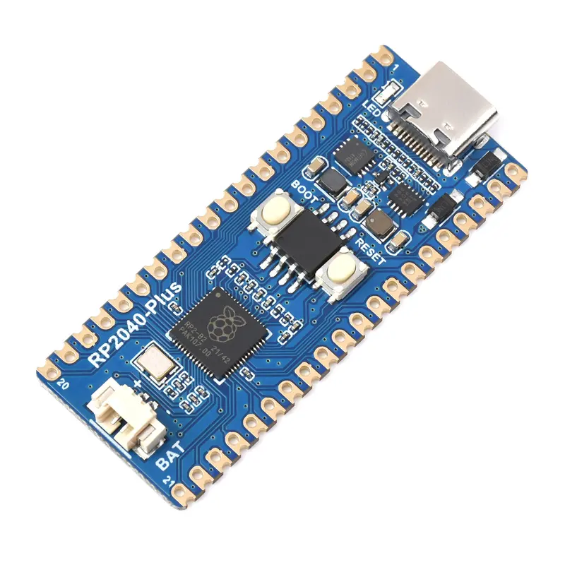 RP2040-Plus une carte MCU de type pico basée sur la puce de microcontrôleur Raspberry Pi MCU RP2040 Plus ver.v RP2040 conçue