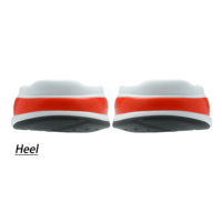 Semelle de chaussure élégante à blocs de couleur avec décoration ovale bilatérale, entresol géométrique triangulaire en EVA, semelle extérieure durable en TPR avec logo