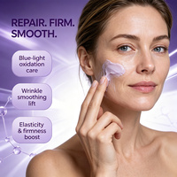 Crème Visage au Collagène GHK-Cu et Peptide SNAP-8 Marque Blanche 50g avec Acide Hyaluronique 4D pour Raffermir et Lisser – Soin Coréen