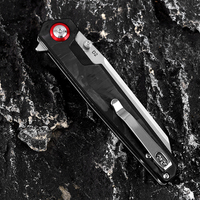 Vente en gros D2 couteau de poche pliable Tanto Blade Edc couteau de poche d'autodéfense avec manche en fibre de carbone