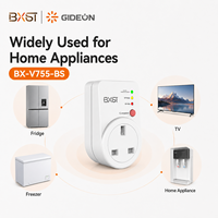 Prise de protection automatique de tension 230V 10A avec prise BS et protection contre les surtensions et les sous-tensions à démarrage rapide en 10 secondes pour les appareils électroménagers