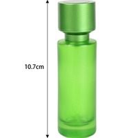 30ml Farbige Mattierte Glas-Parfümflasche mit Sprühkopf, Versiegelung und Formgebung, Ohne Duftstäbchen, Leere Papierbox-Verpackung, Ausländische Ausführung